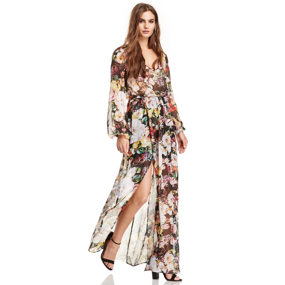 Show Me Your Mumu floral asymmetrical dress
